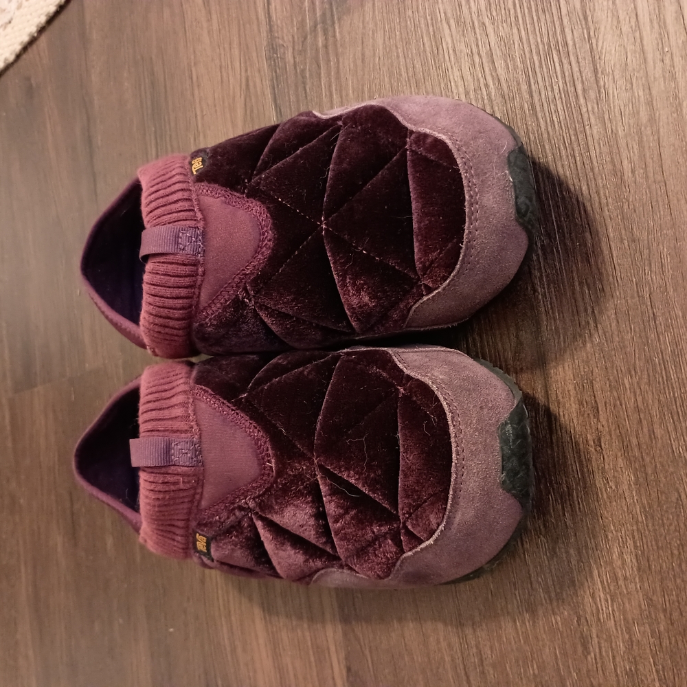 Teva Quilted Velvet Slippers